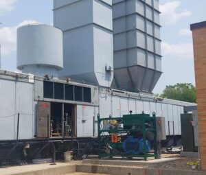 custom built hydraulic start system at Marshall Municipal Utilities